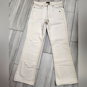 Banana Republic Women's Cream bootcut Jeans